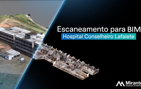 Escaneamento para BIM Hospital Conselheiro Lafaiete